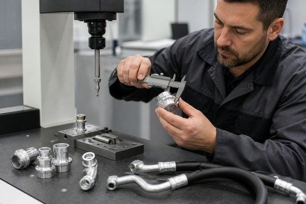 anodized aluminum AC fitting
